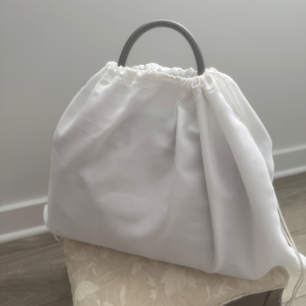 Coach Metallic Grey Leather Handbag - Picture 13 of 13